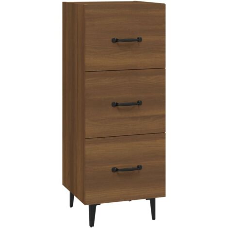 vidaXL Sideboard Brown Oak 34,5x34x90 cm Engineered Wood