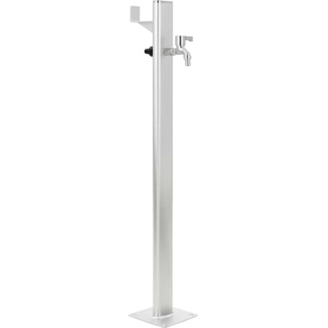 Colonne à eau de jardin Aluminium 95 cm