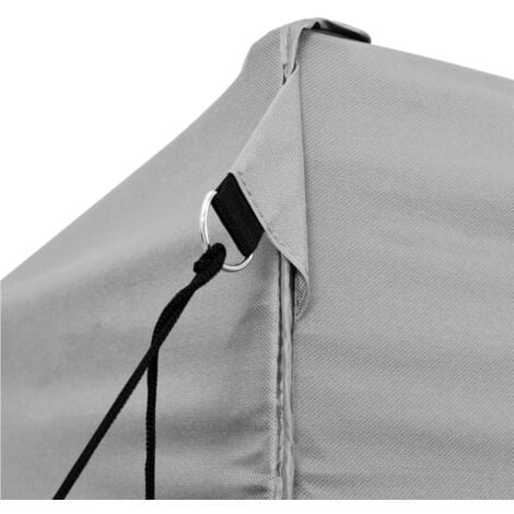 Tente de réception pliable 3 x 6 m Anthracite