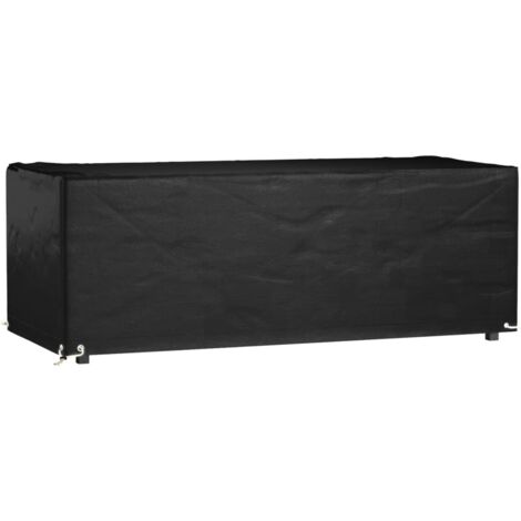 Housse de salon de jardin 8 œillets 192x82x65 cm rectangulaire vidaXL