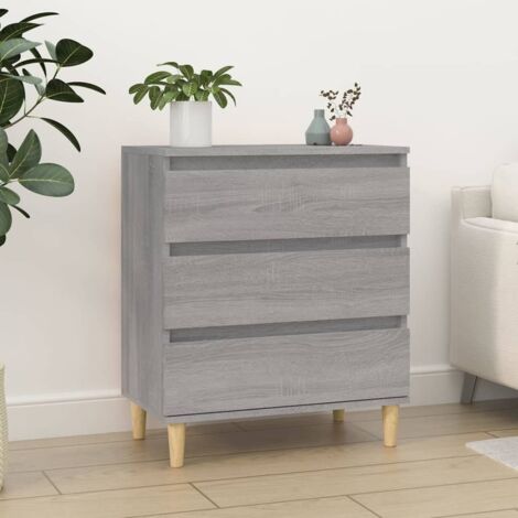 vidaXL Sideboard Grey Sonoma 60x35x70 cm Engineered Wood