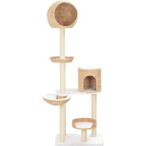 vidaXL Cat Tree with Sisal Scratching Post Seagrass (1/6)