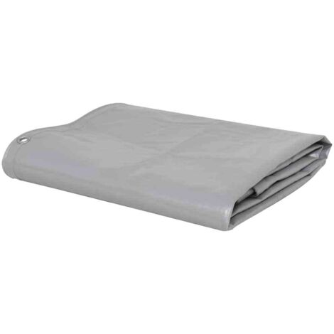 vidaXL Tarpaulin 650 g/mÂ² 1.5x20 m Grey