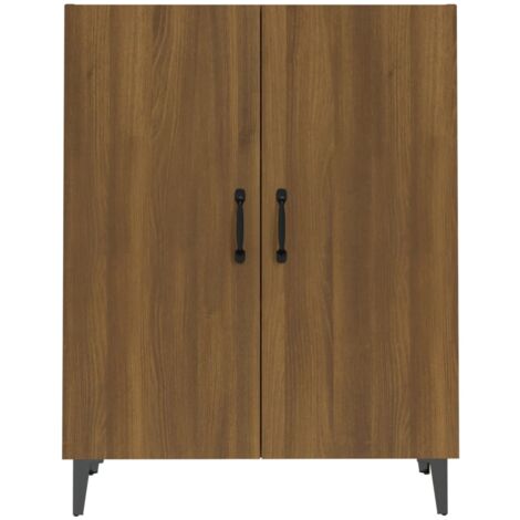 Buffet Chêne marron 70x34x90 cm Bois d'ingénierie