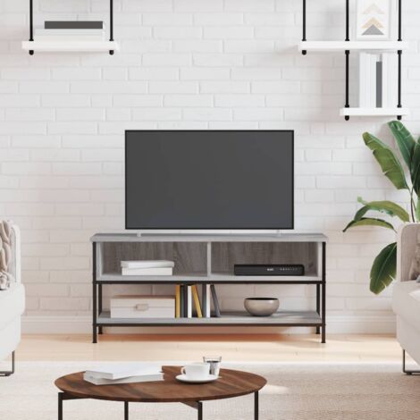 vidaXL TV Cabinet Grey Sonoma 100x35x45 cm Engineered Wood (1/5)