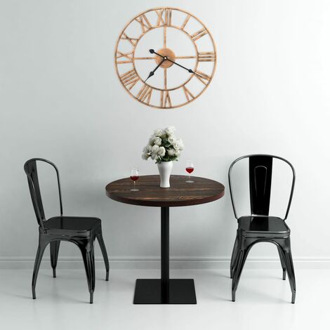 Horloge murale Métal 40 cm Doré vidaXL