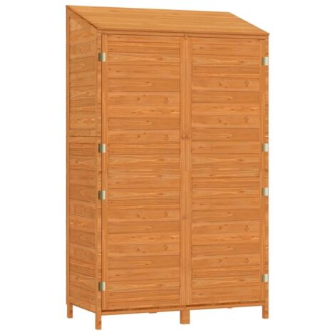 vidaXL Garden Shed Brown 102x52x174,5 cm Solid Wood Fir