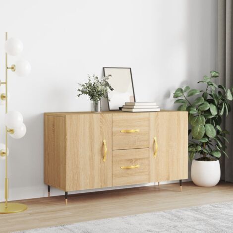 vidaXL Sideboard Sonoma Oak 100x36x60 cm Engineered Wood (1/5)