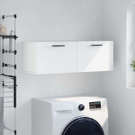Armoire murale blanc 100x36,5x35 cm bois d'ingénierie vidaXL