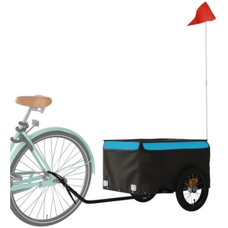 HOMCOM Remorque vélo jogger 2 en 1 pour enfant drapeau roue avant pivotante  réflecteurs et barre d'attelage inclus vert noir pas cher 