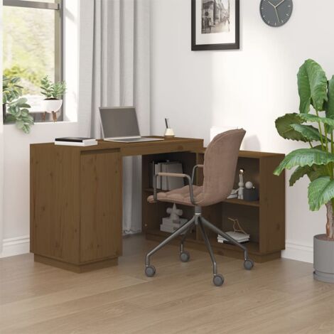 Bureau pliant avec rangements blanc mat pour télétravail - WORK CONCEPT