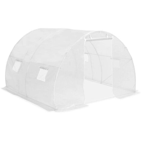 Vidaxl – Serre à tomates 300x300x200 cm – Tissu maillé PE 170 g/m² – Cadre en acier galvanisé – 4 fenêtres de ventilation et 1 porte - vidaXL97320