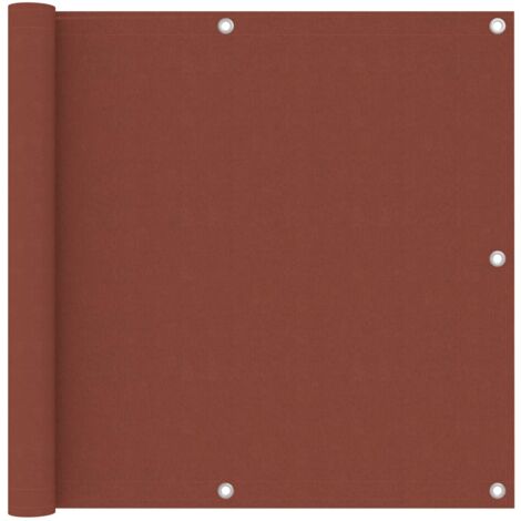 Écran de balcon Terre cuite 90x500 cm Tissu Oxford vidaXL