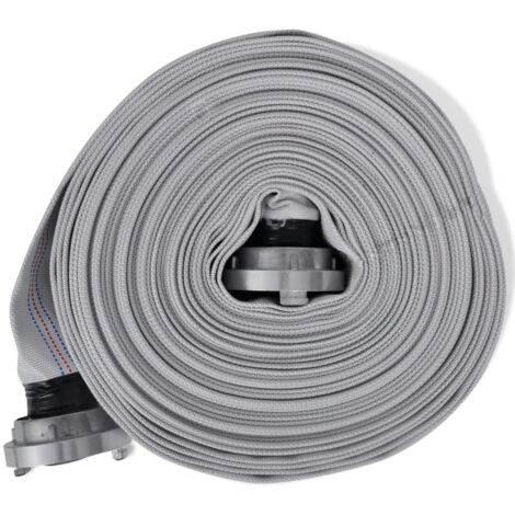 Tuyau d'incendie plat 30 m avec raccords C-Storz 2 pouces