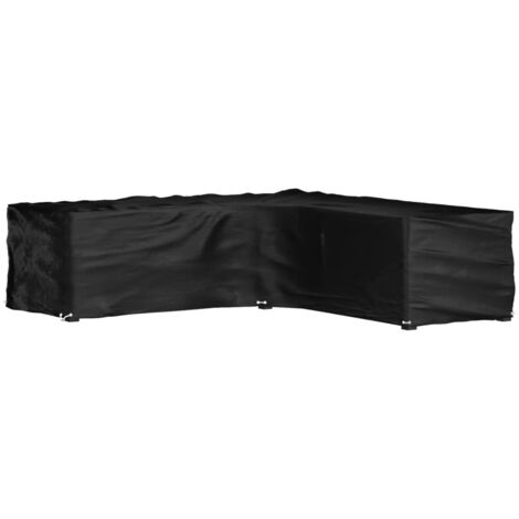 Housse de salon de jardin en forme de L 16 œillets 285x285x70cm vidaXL