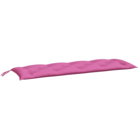 Coussin de banc de jardin rose 150x50x7 cm tissu oxford vidaXL (1/6)