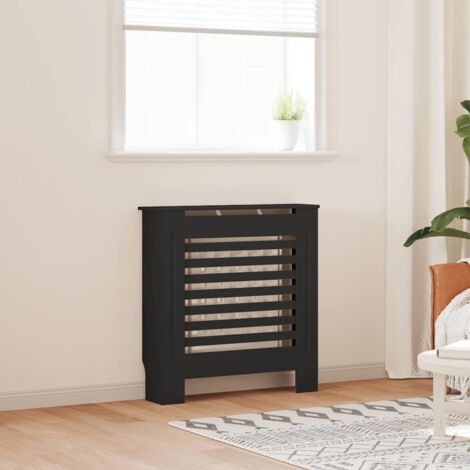 Cache-radiateur MDF Noir 78 cm vidaXL