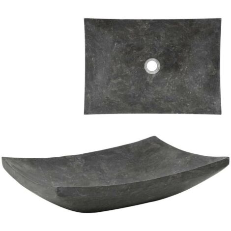 Lavabo 50 x 35 x 12 cm Marbre Noir