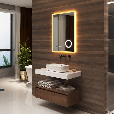 Miroir salle de bain LED antibuée VISTA 120 cm x 80 cm