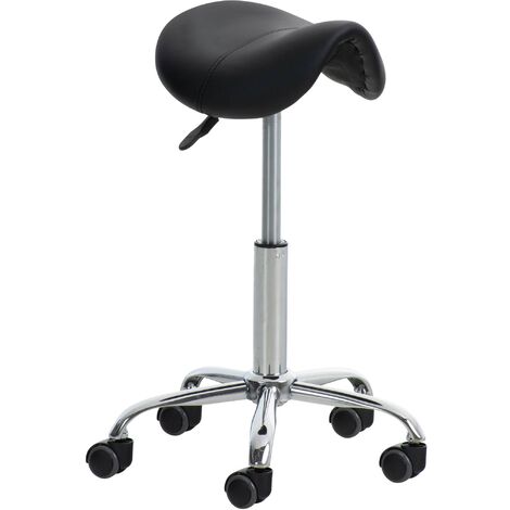 Tabouret de travail Reno en noir comme