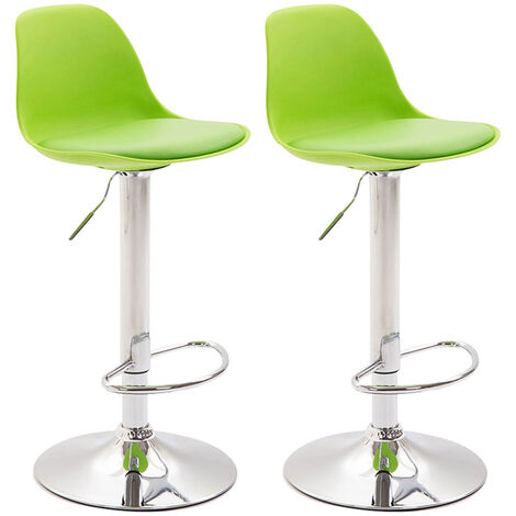 2er Set Barhocker Kiel Kunststoff chrom (1/4)