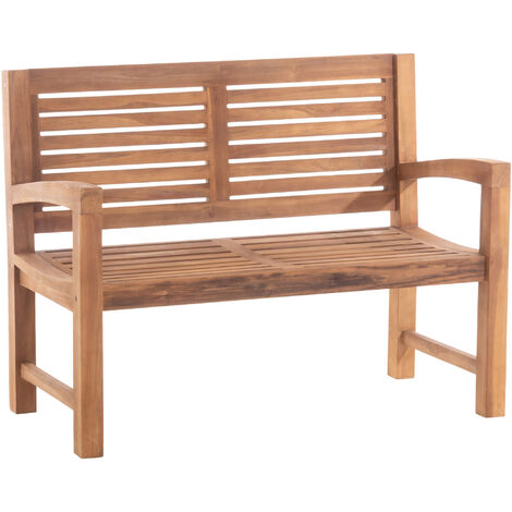 Banc d'extérieur Halden en bois de teck Teck 120 cm (1/6)
