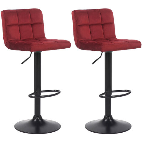2er Set Barhocker Feni Samt