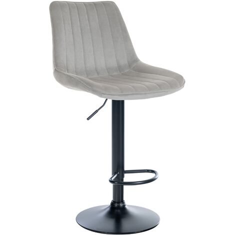 Barhocker Toni Samt schwarz (1/5)