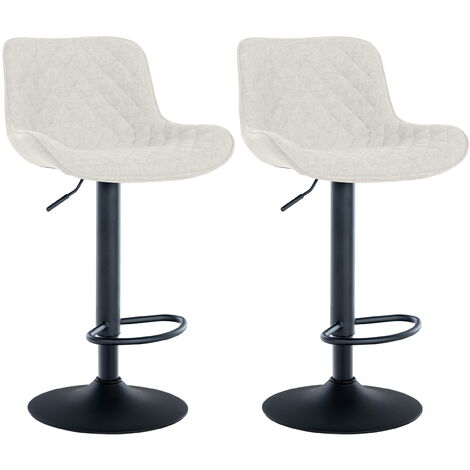 Ensemble de 2 selles de la crème Minosa, tissu (1/5)