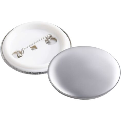 Pièces de boutons à épingle 500 ensembles 37 mm