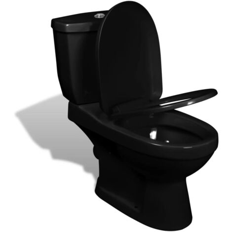 Toilette avec réservoir Noir