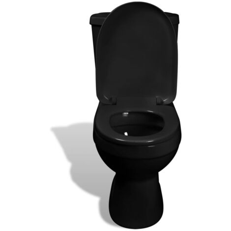 Toilette avec réservoir Noir