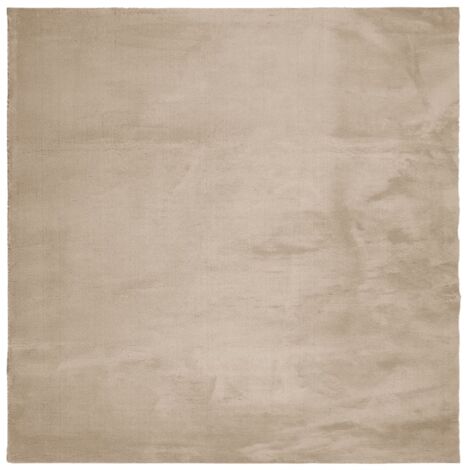 vidaXL Rug "HUARTE" Short Pile Soft and Washable Sand 160x160 cm