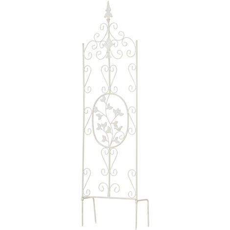 Treillis pour plantes grimpantes Burgus Blanc (1/3)