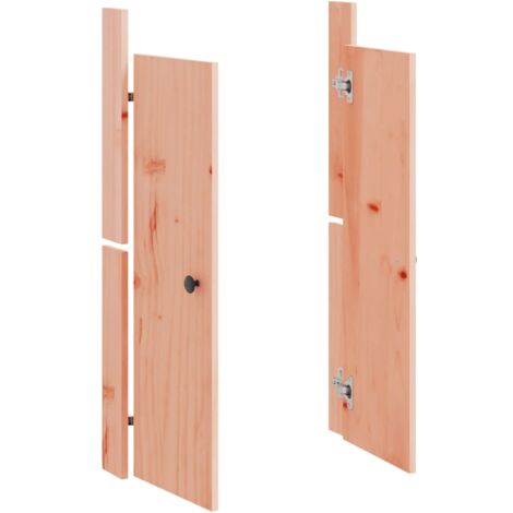 Portes de cuisine d'extérieur 2 pcs bois massif douglas