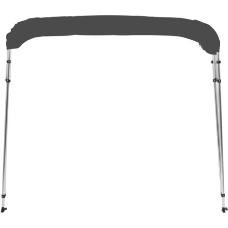 Auvent bimini à 4 arceaux Anthracite 243x210x137 cm
