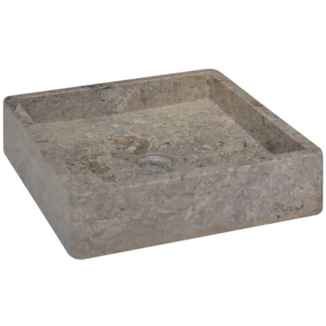 Lavabo Gris 40x40x10 cm Marbre
