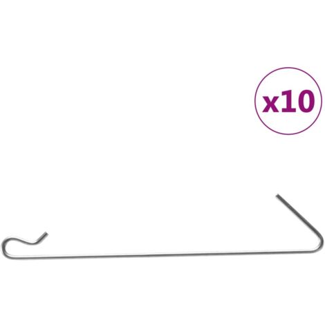 VidaXL Mur à Gabion Avec Couvercles Acier Galvanisé 600 X 50 X 50 Cm