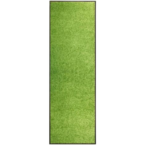 Paillasson lavable Vert 60x180 cm vidaXL