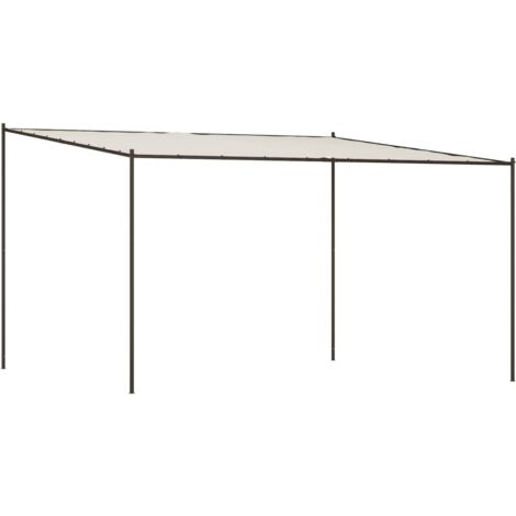 Vidaxl – Tonnelle gazebo blanche 4x4 m – Imperméable 180 g/m² polyester – Cadre en acier thermolaqué – Pour événements extérieurs (1/6)