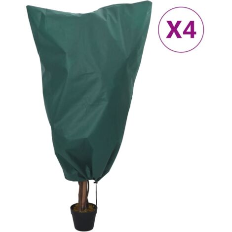 Housses de protection pour plantes avec cordon de serrage 4 pcs vidaXL (1/5)