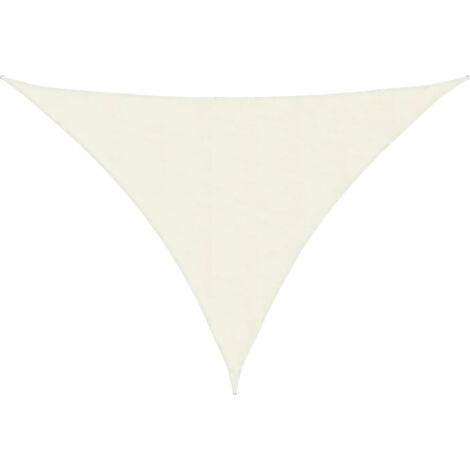 vidaXL Sunshade Sail Oxford Fabric Triangular 3x4x5 m Cream (1/5)