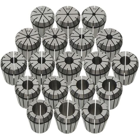 vidaXL ER32 Collets 19 pcs Turning Tool Set