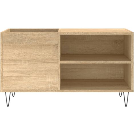 Armoire à disques chêne sonoma 85x38x48 cm bois d'ingénierie