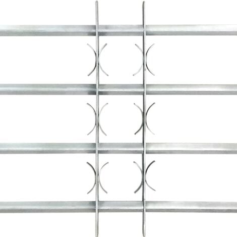 Grilles réglables de sécurité de fenêtres 2 pcs 1000-1500 mm