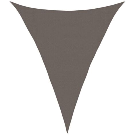 Voile d'ombrage 160 g/m² Anthracite 3x4x4 m PEHD vidaXL
