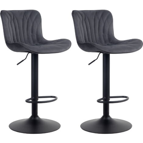 2er Set Barhocker Linus Samt (1/4)