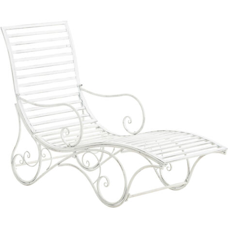 CLP – Chaise longue chilienne antique en résine tressée – Confort optimal pour jardin, terrasse ou balcon – Capacité 150 kg – Poids 15 kg (1/4)