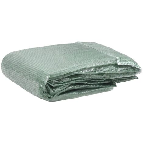 vidaXL Greenhouse Replacement Cover (6 m²) 200x300x200 cm Green