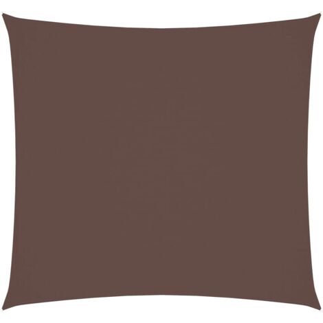 vidaXL Sunshade Sail Oxford Fabric Square 2x2 m Brown (1/5)